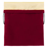 Segbeauty Blow Dryer Bag Hair Dryer Storage Bag 11.8x15.7 inches Satin Lined Storage Bags with Drawstring Wine Red Velvet Pouch Bag Travel Organizer for Diffuser Straighteners Clothes