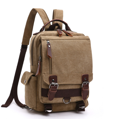 Fashionable Canvas Outdoor Travel Backpack