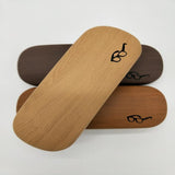 Wood Grain Eyewear Case - Stylish Glasses Organizer
