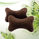 Car Headrest Neck Pillow Winter Plush Side Support