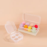 Makeup Sponge Organizer Box with 4/8 Grid Storage