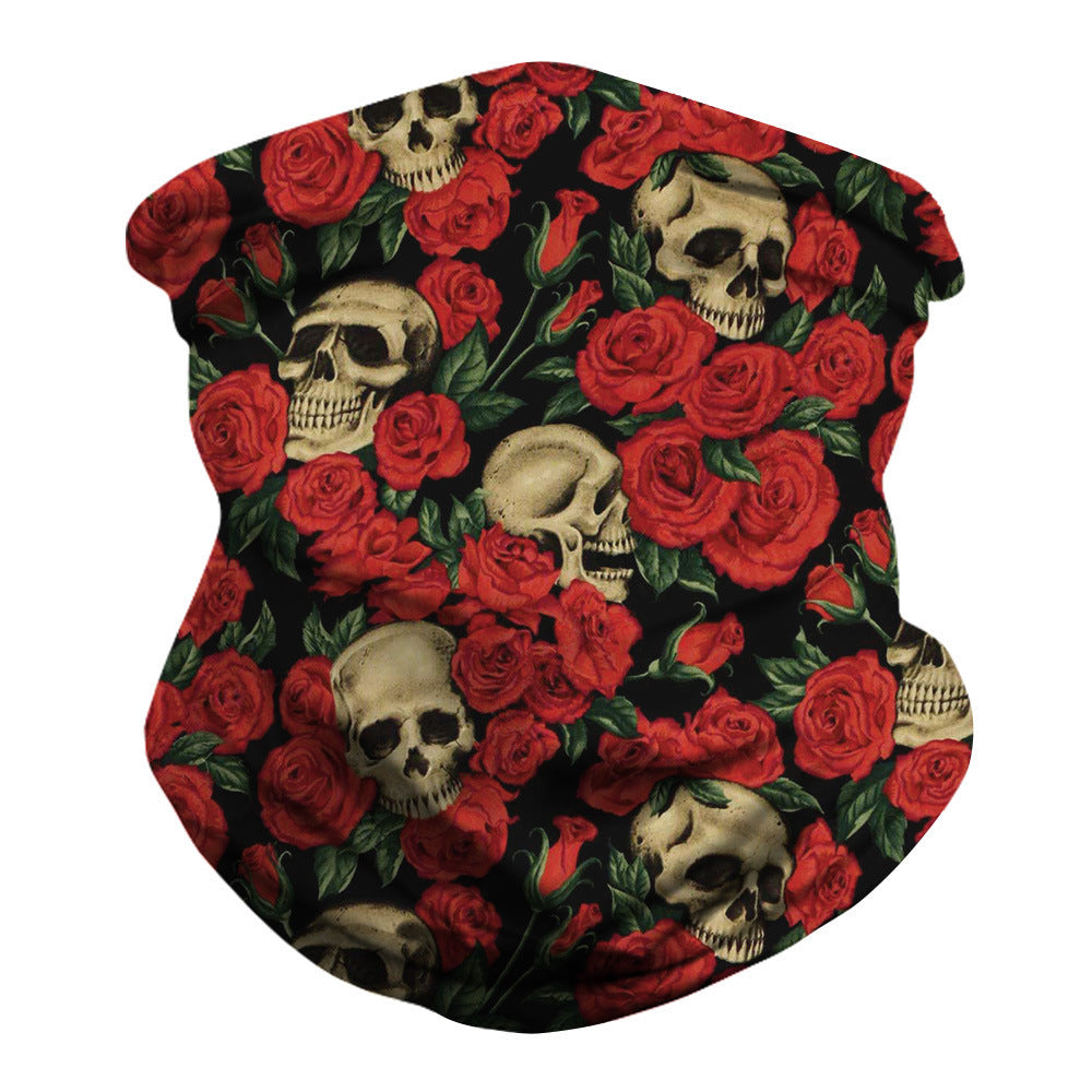 2020 Skull Pattern Multifunctional Outdoor Sports Scarf