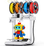 Anycubic 3D Printer Kobra X Multicolor With Top-Mounted 4 x Filament Holders