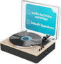 Majority Turntable FOLIO Stereo Speakers, AT3600L Cartridge & Pitch Control