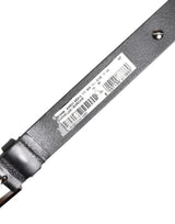 Dolce & Gabbana Black Luxury Leather DG Studs Buckle Belt