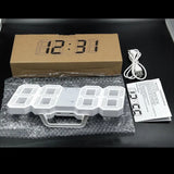 LED Digital Wall Clock with Alarm - Home Decor Item