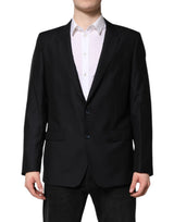 Dolce & Gabbana Dark Blue MARTINI Wool Blazer Coat Jacket