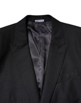 Dolce & Gabbana Dark Blue MARTINI Wool Blazer Coat Jacket