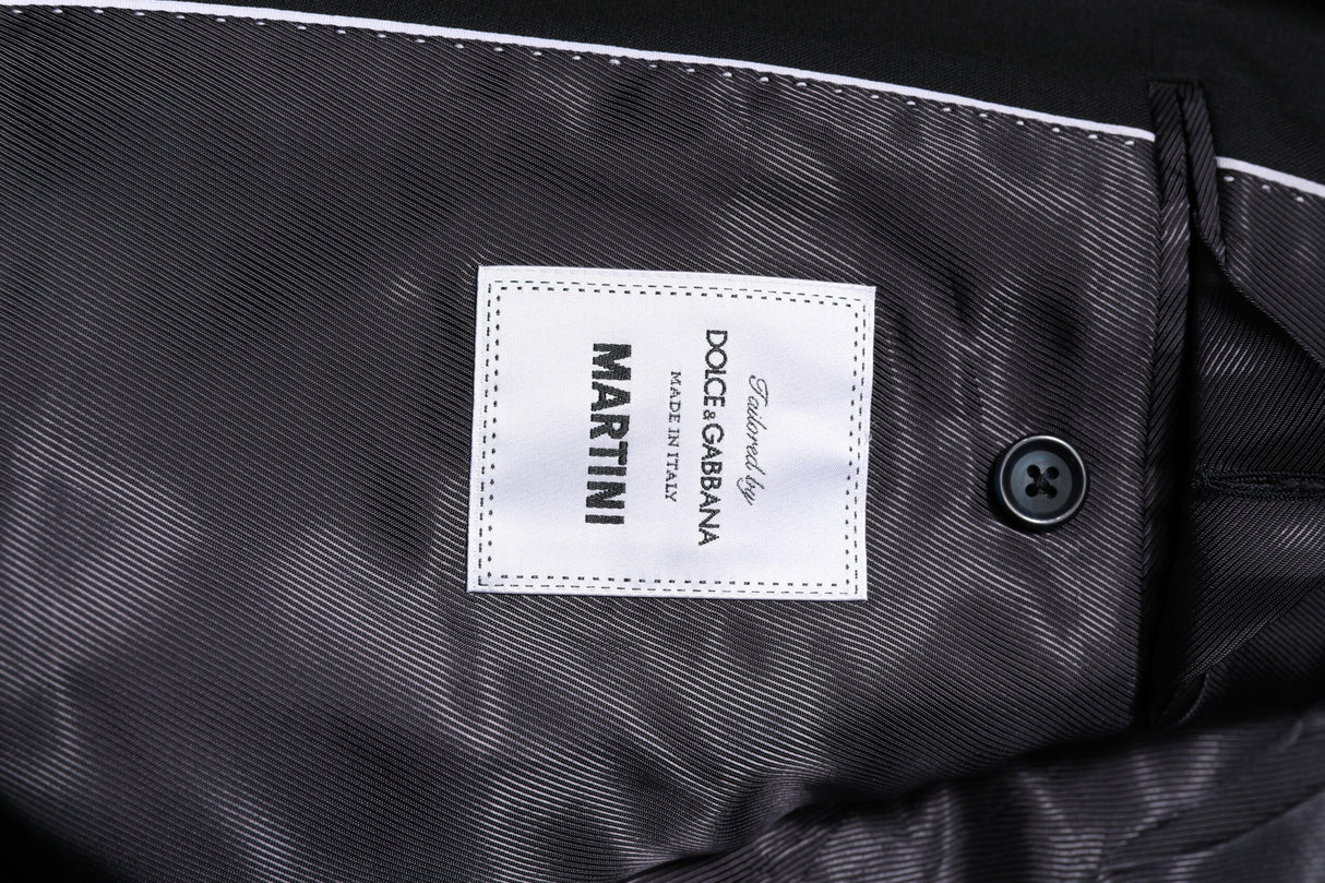 Dolce & Gabbana Dark Blue MARTINI Wool Blazer Coat Jacket