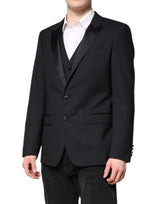Dolce & Gabbana Dark Blue MARTINI Wool Suit 2 Piece Jacket