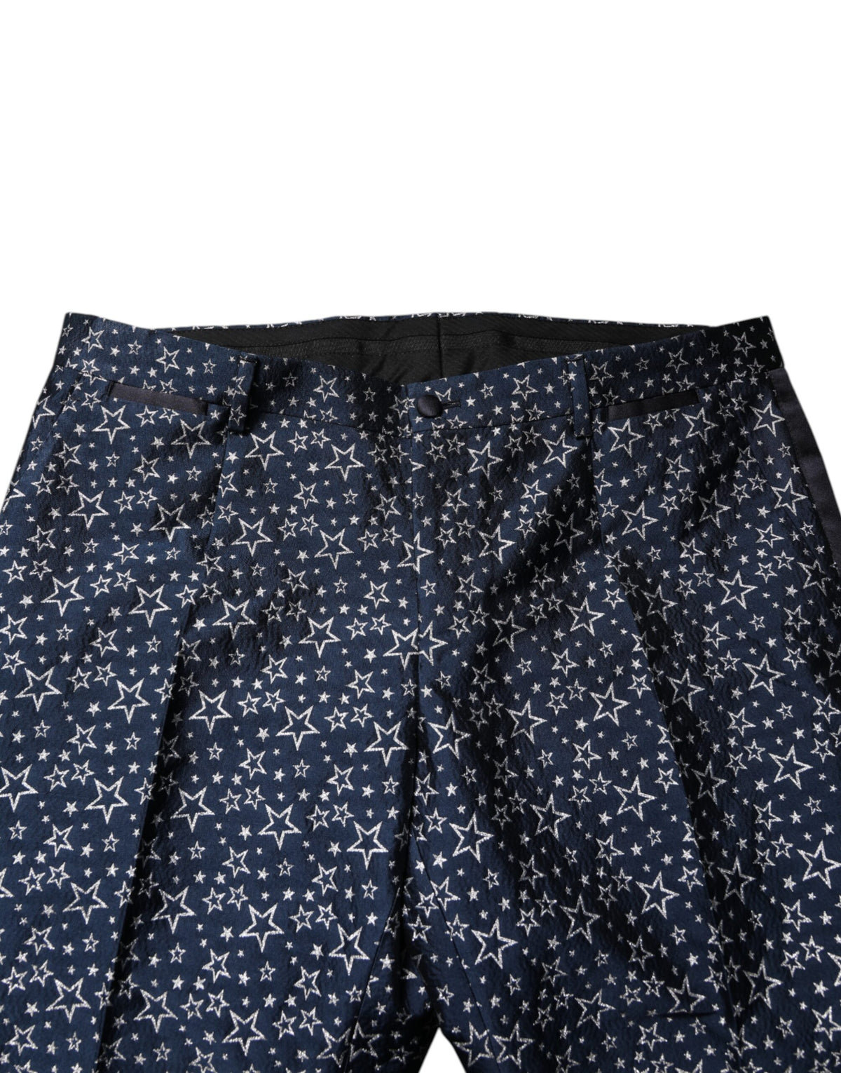 Dolce & Gabbana Blue MARTINI Star Jacquard 3 Piece Suit