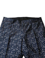 Dolce & Gabbana Blue MARTINI Star Jacquard 3 Piece Suit
