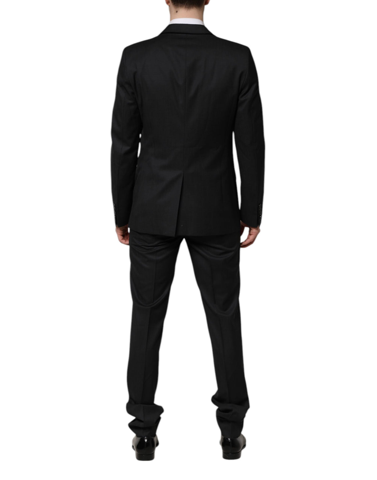 Dolce & Gabbana Dark Gray MARTINI 2 Pc Single Breasted Suit
