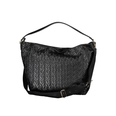 Mario Valentino Black Polyurethane Women's Bag