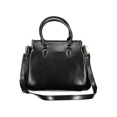 Mario Valentino Black Polyethylene Women Handbag
