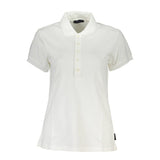 North Sails White Cotton Women Polo Shirt