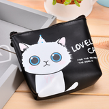 Korean Cute Cat PU Coin Purse and Key Organizer