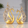 European Couple Swan Home Decor for Weddings and Gifts