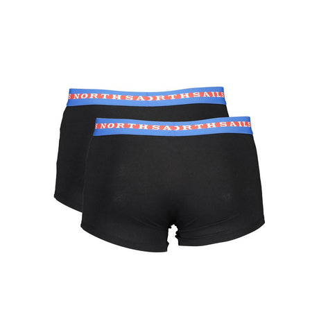 North Sails Black Cotton Men's Boxer Brief