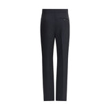 Ferragamo Black Viscose Casual Pants
