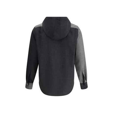 Thom Browne Gray Wool Jackets And Coat