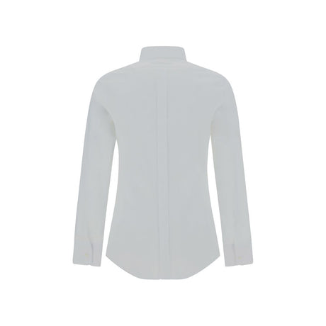 Dolce & Gabbana White Elastane Dress Shirt