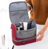 Waterproof Large Capacity Two-Layer Makeup Bag