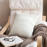 Chunky Knit Pillow Cover for Home Decor (No Insert)
