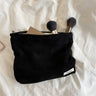 Corduroy Makeup Organizer Clutch