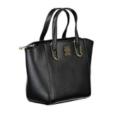 Tommy Hilfiger Black Polyurethane Women Handbag
