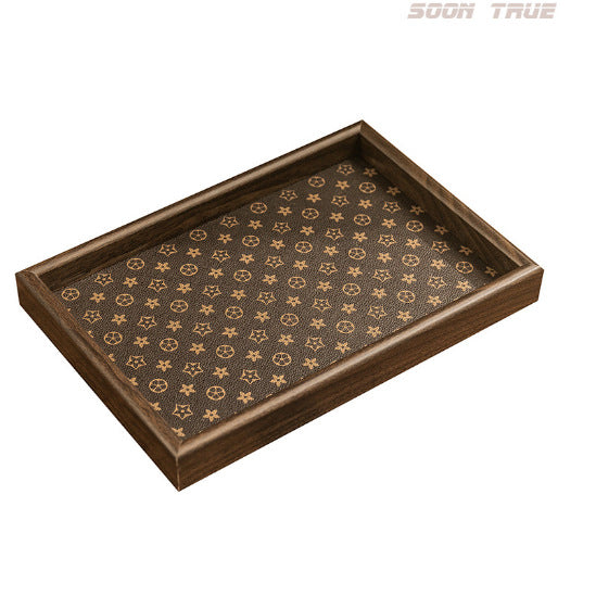 Vintage Square Jewelry Organizer and Tea Tray (Home Use)