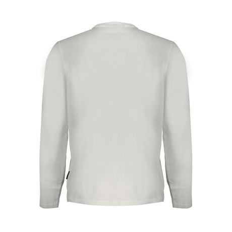 Napapijri White Cotton Men T-Shirt