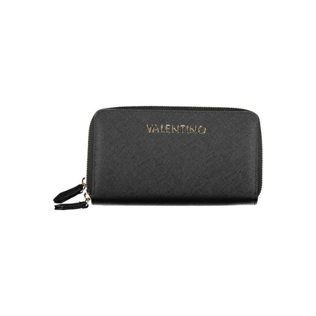 Mario Valentino Black Polyurethane Women Wallet