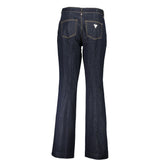 Guess Jeans Blue Cotton Flared Jeans