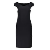 Patrizia Pepe Black Elastane Casual Dress