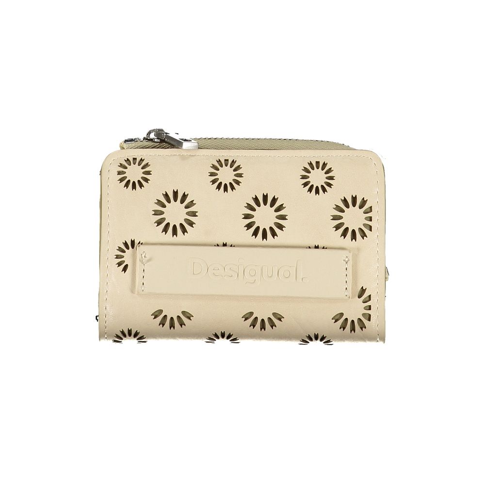Desigual Beige Polyurethane Women Wallet