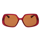 Guess Burgundy Plastic Sunglasses