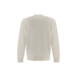 Brunello Cucinelli White Cashmere Cardigan