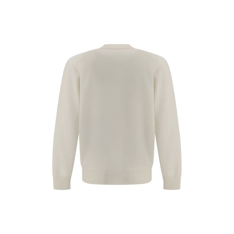 Brunello Cucinelli White Cashmere Cardigan