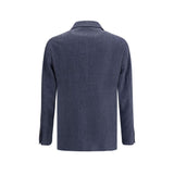 Brunello Cucinelli Blue Wool Blazer