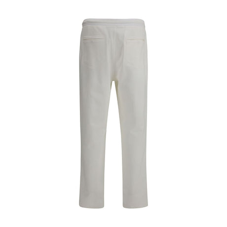 Brunello Cucinelli White Cotton Joggers (Workout Pants)