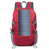 Foldable Solar Hiking Backpack with 5V Power Supply