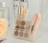 Clear Makeup Brush Holder and Cosmetic Organizer Box