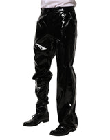 Dolce & Gabbana Black Nylon Straight Men Pants