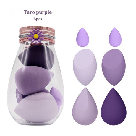 7 Can Makeup Egg Set with Floating Bottle & Mini Sponge