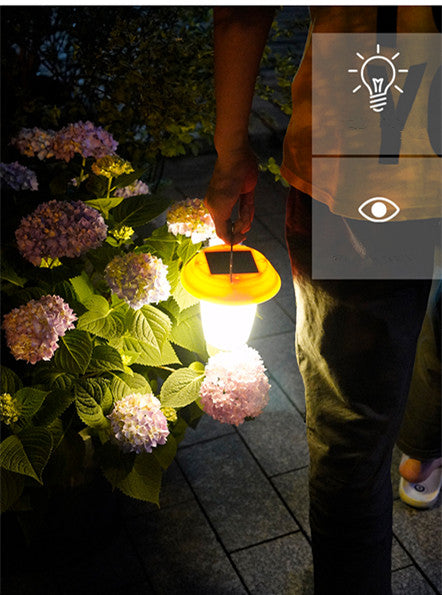 New Solar-Powered LED Camping Lantern and Emergency Light