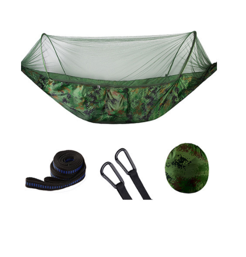Outdoor Camping Parachute Fabric Mosquito Net Hammock