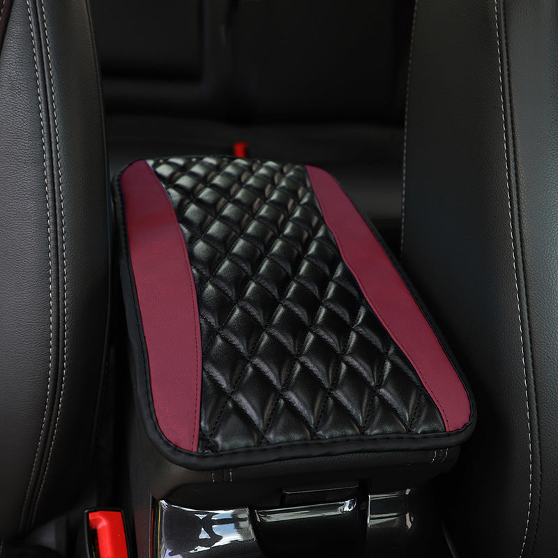 Universal PU Leather Car Armrest Box Cover Mat