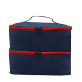 Portable Nail Polish Organizer with Dual Compartments