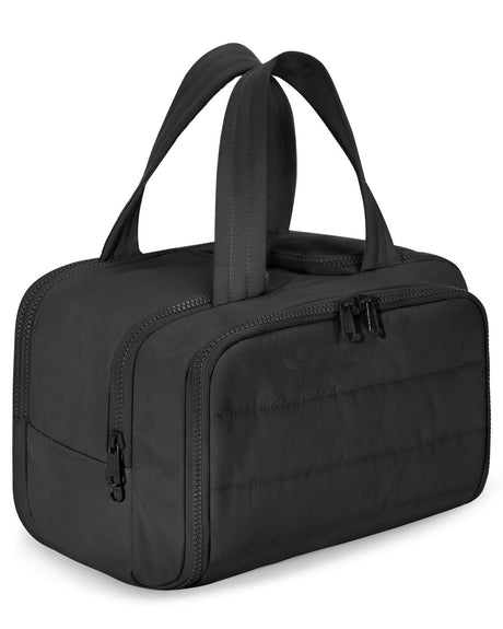 Travel Toiletry Bag – Large, Lightweight, Wide Open, Fluffy Organizer